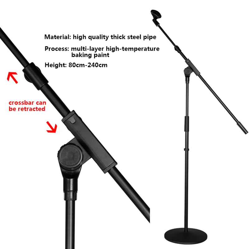 Lekete LKT-821 металлический диск микрофонная стойка Профессиональный live studio регулируемый штатив производитель