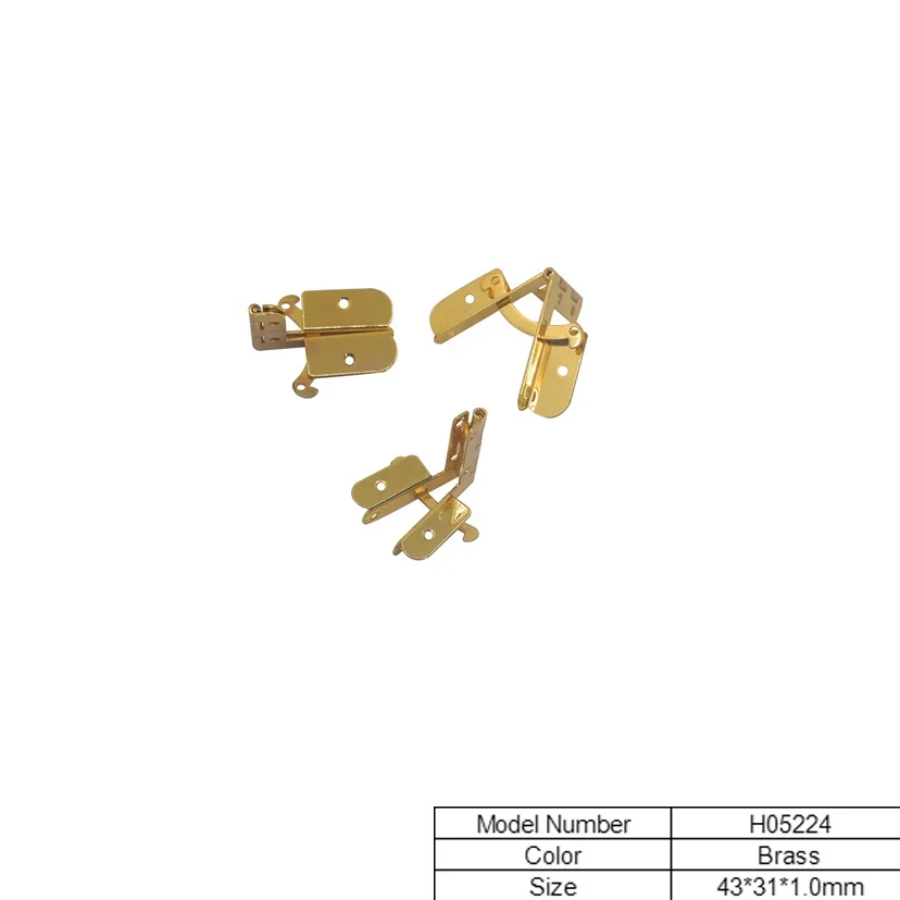 Customized Wholesale Wine Cigar Wooden Jewelry Box Hinge iron hinge acrylic box hinge