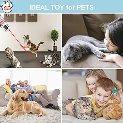Wholesale Pet Cat Toys Products Purple Green Red Interactive Pet Cat Laser Pointer Toys Interactive for Cats