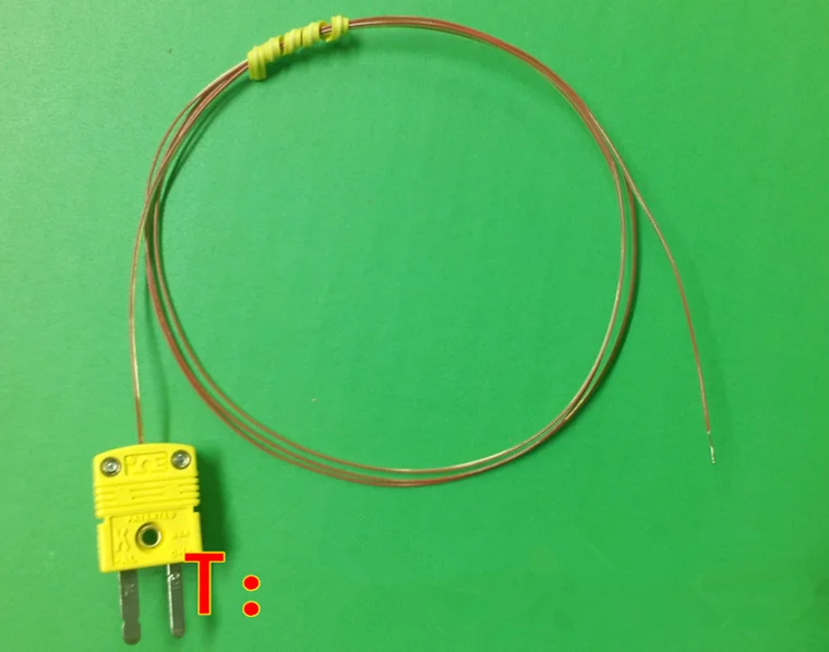 Оригинальный провод термопары/THERMO-COUPLE провода TT-K-36-30 + вилка SMPW-K-M датчик температуры кабель 1 м TT-K-36-SLE или TT-K-30-SLE