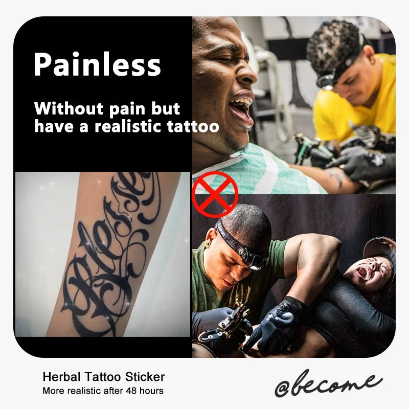 Little bow Custom temporary henna Tattoo sticker stencil hand tattoo with flower Logo black waterproof  vinyl pvc Tattoo sticker