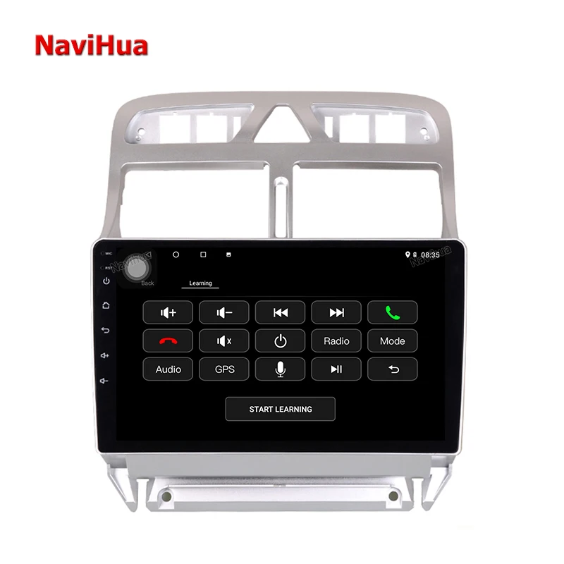 Navihua 4 + 64 ГБ 8 ядер Android сенсорный экран автомобильный DVD-плеер автомобильное радио аудио GPS-навигация система для Peugeot 307