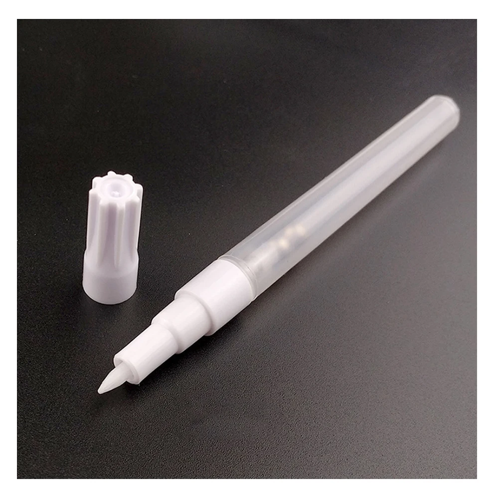Wholesale 8mm tip acrylic empty refillable marker non dust refillable whiteboard marker empty chalk marker for teaching