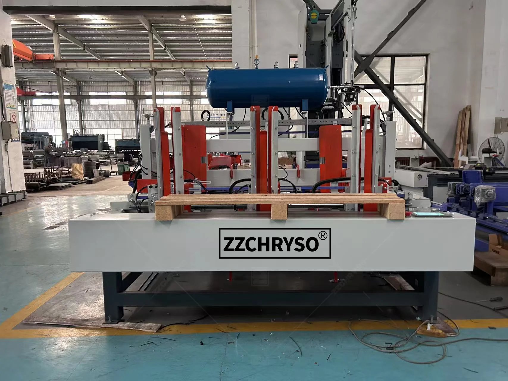 Automatic pallet nailing machine pallet feet assembly machine for your Euro Pallet