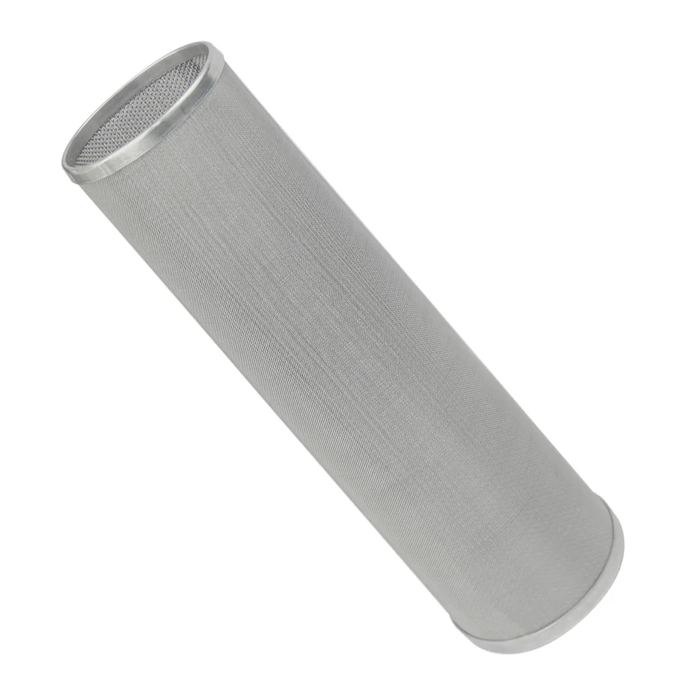 AISI 304 316l 100 200 300 400 micron stainless steel wire mesh filter tube stainless steel filter cartridge
