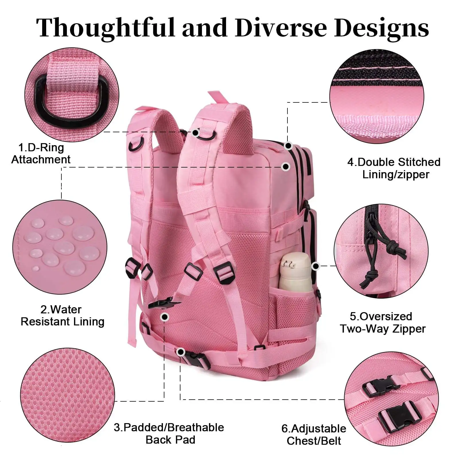 Custom LOGO Large Capacity 900D oxford 45L Extreme Sports Tactical Travel gym Bag Training waterproof sports backpack for men