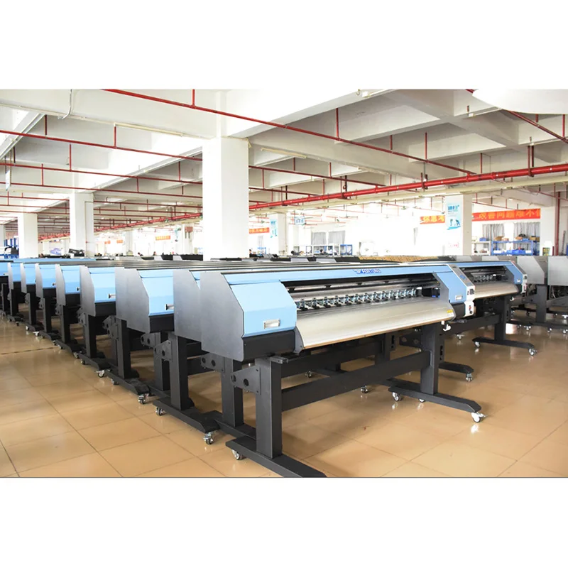 Large Format 1.6m 1.8m 3.2m dx5 xp600 printhead plotter vinyl flex banner eco solvent printer