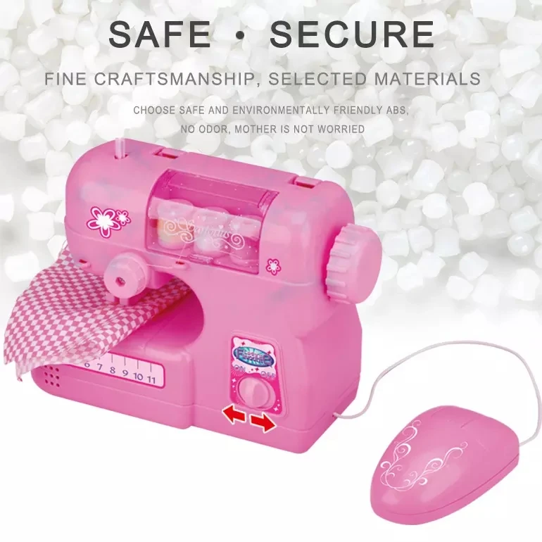 Kids Sewing Machine,Girl Sewing Toy Set,B/o Toys Play Set