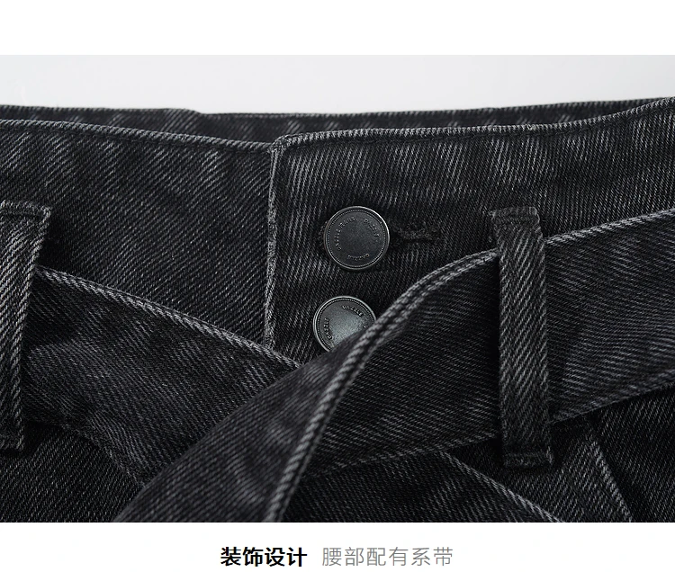 
4 Seasons High Quality Casual Loose Boyfriend Baggy Jeans Hombr For Women 