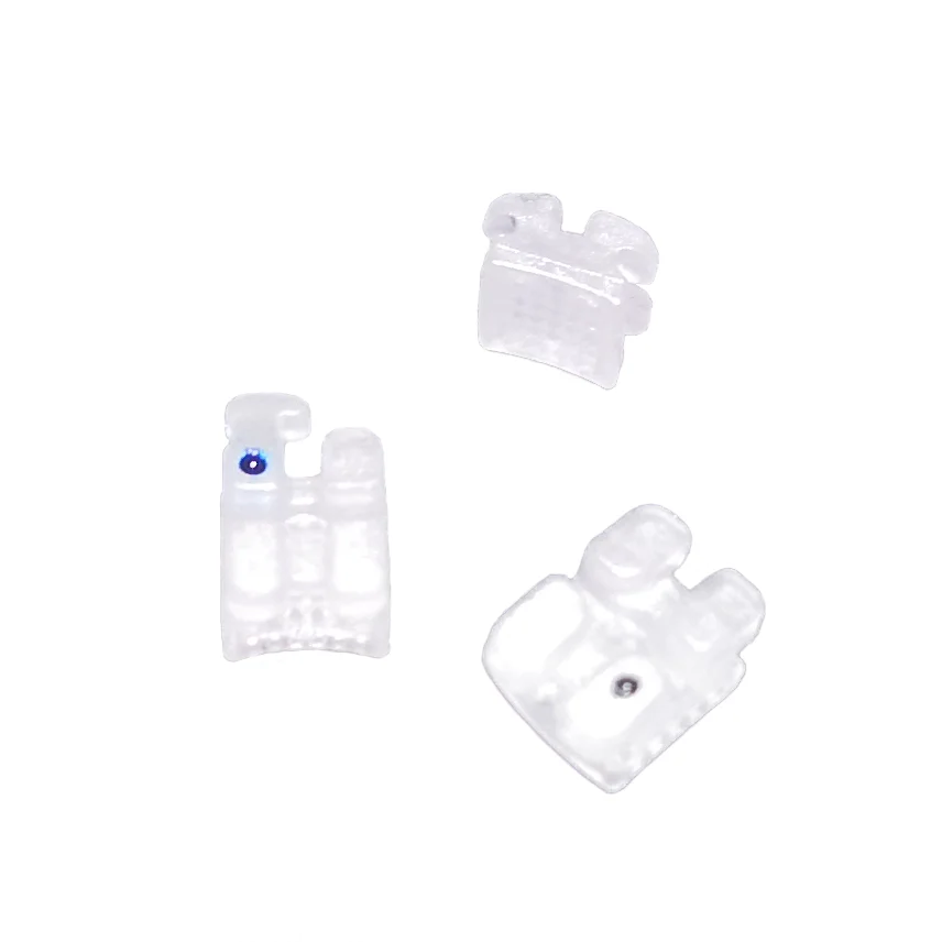 Low Price Guaranteed Quality Ceramic Dental Brackets Orthodontic Brace Teeth