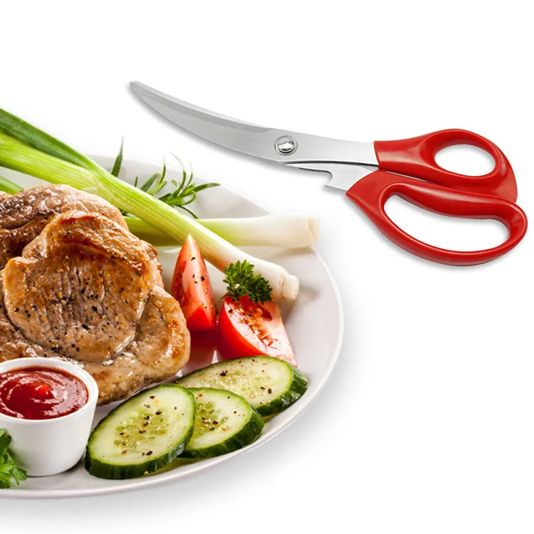  Домашние ножницы для куриных костей кухонные полипропиленовая ручка интегрированные из нержавеющей