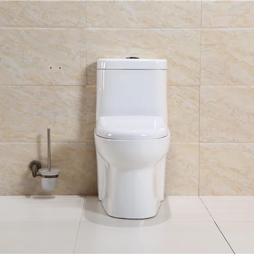 Bathroom equipment Porcelain Toilet Modern Floor Mounted One piece WC Toilet Bathroom WC