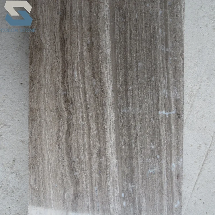 Antique Obama Wood Marble Natural Grey Veins Wave Marble Slabs
