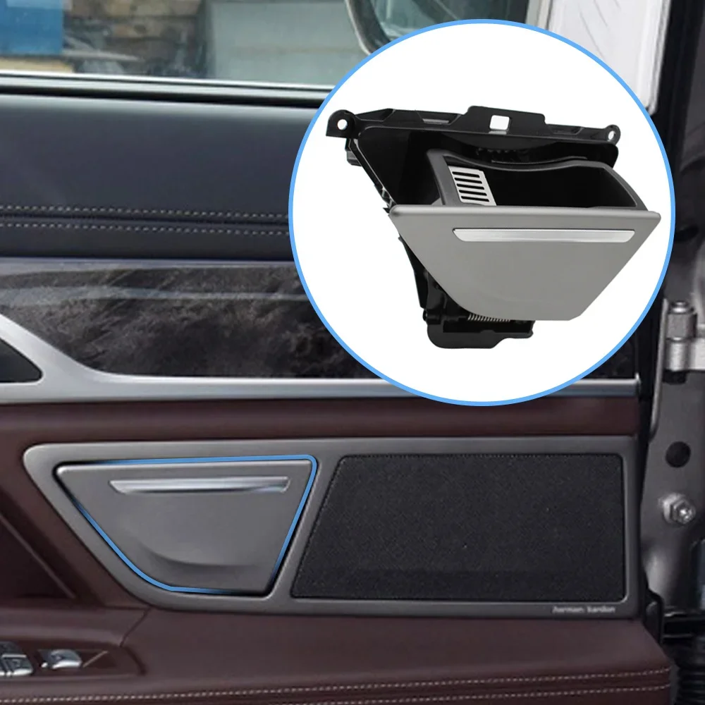 LHD RHD 3 Colors Interior Rear Door Ashtray Cover Inner Liner Case Replacement For BMW 7 Series G11 G12 730Li 740Li  2016-2022