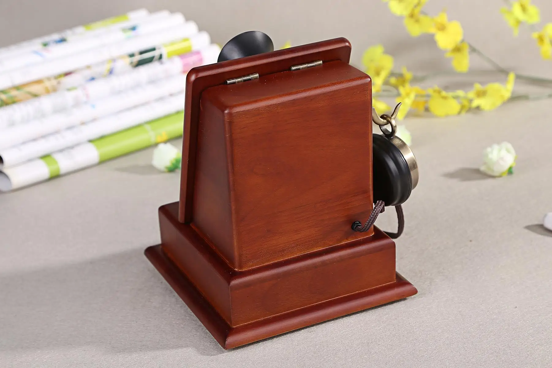 
Antique Phone 1882TN The FR RENCH BERLINERotary Dial Retro Phone Old Fashion Phone 