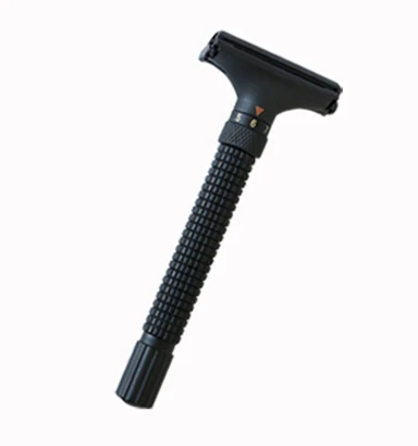 Butterfly opening Adjustable Double Edge Safety razor