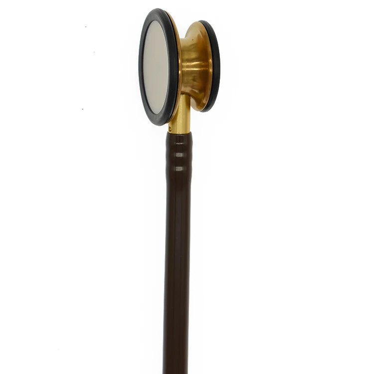 Китайский производитель, прямые продажи, медицинский стетоскоп, диагностический легкий стетоскоп, коричневый стетоскоп