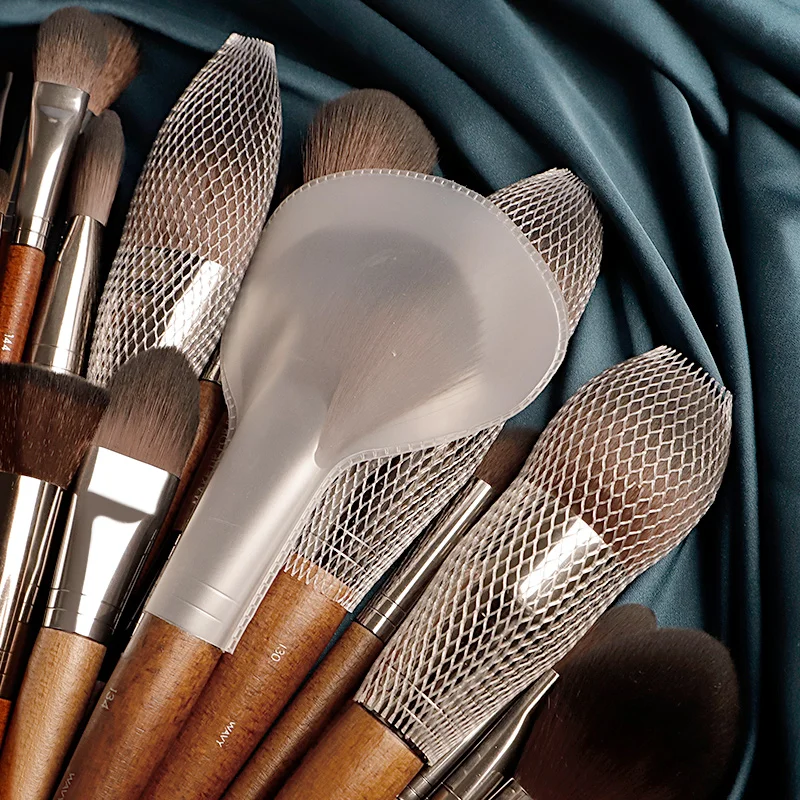 OEM High Quality 37Pcs Makeip Brush Set Wood Handle Aluminium Ferrule MUF Series Professional Vegan Makeup Brushes Beauty Tools