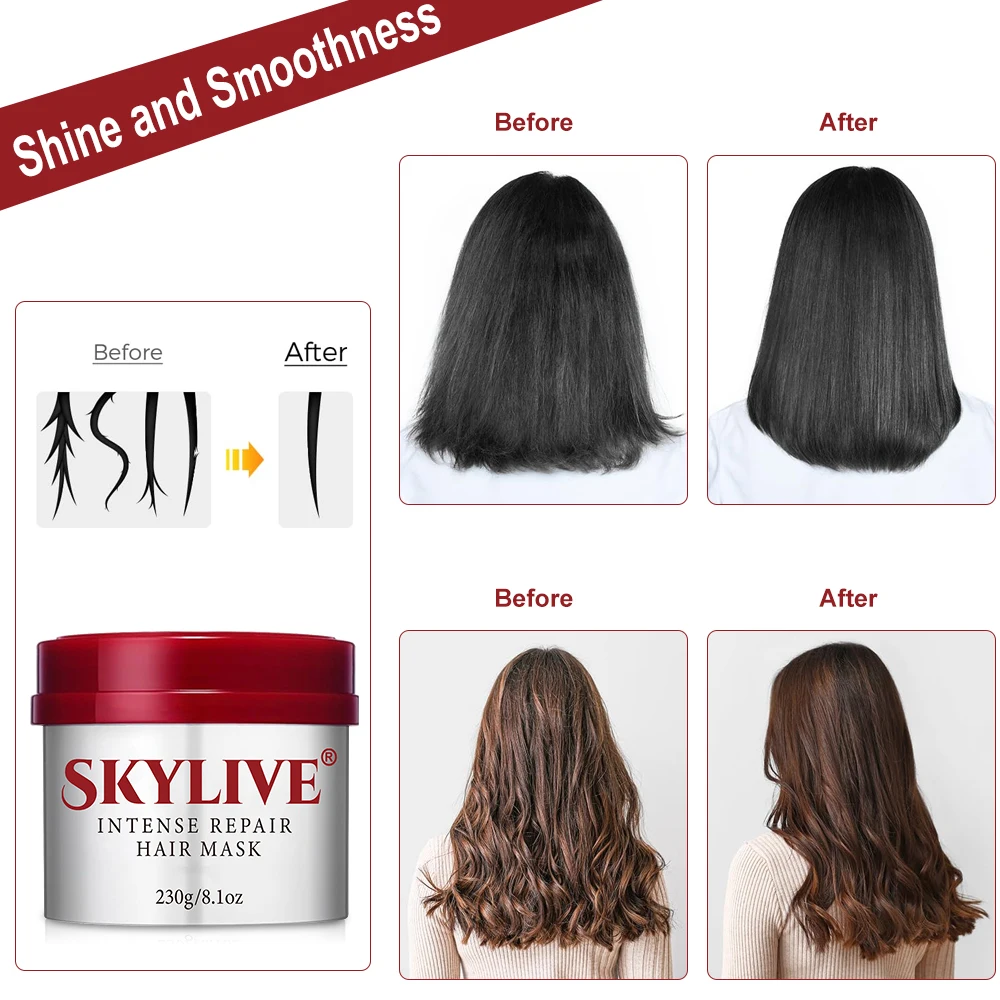 Professional Hair Mask Repairing Lasting Hydration Nourishing Keep Hair Healthy All Natural Ingredients Cruelty-Free Hair Mask