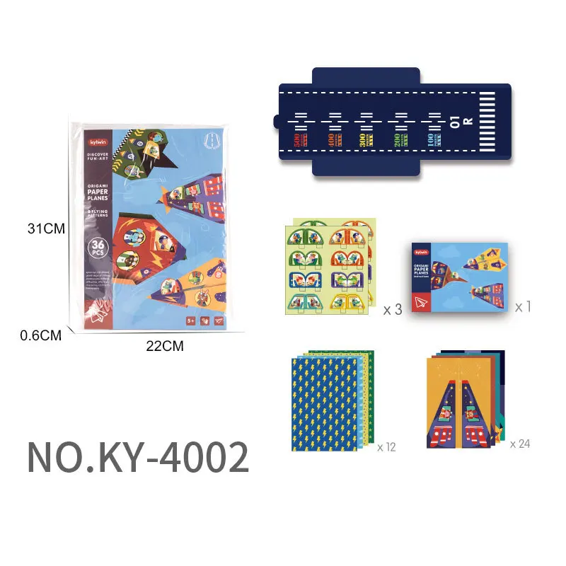 3d animal Fun Baby Puzzle Origami Folded Paper Cut Diy Children paper-cut Handmade Papers Crafts Set Origami Toys game