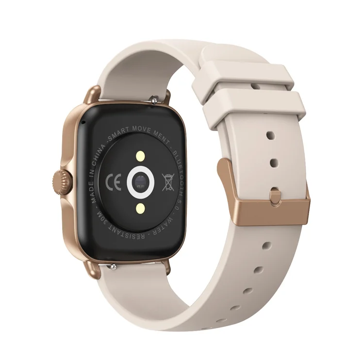 Competitive Price Android Ios 1.69 Inch Square Aw18 Smart Sports Watch Ip68 Waterproof Fitness Tracker Hr Bp Smartwatch