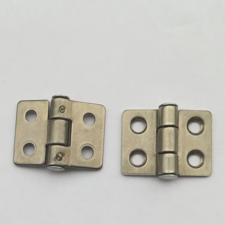 Stainless Steel Folding Butt Hinge for Wooden Boxes, Window Wood, Home Kitchen Furniture Hardware (20 X 27x 1.2mm)