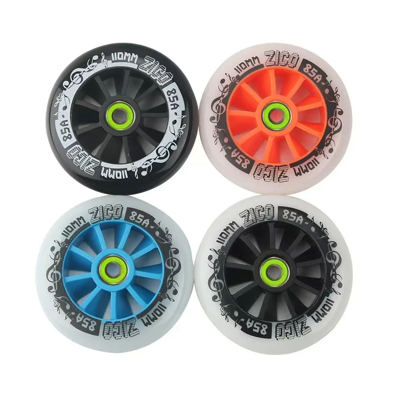 Wholesale outdoor Inline Flash Roller Skates Wheels Speed Roller Skating Wheels