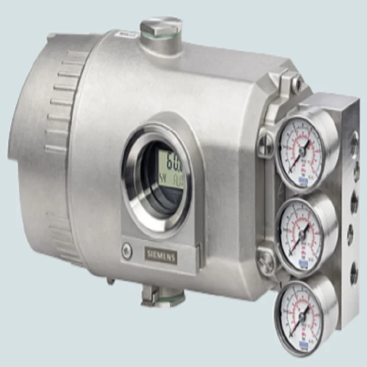  Siemens SIPART PS2 electropneumatic positioner in polycarbonate enclosure with aluminum gauge block Valve