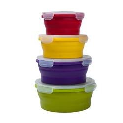 High Quality Airtight Plastic Hot Cold Food Storage Container Weight Silicone Food Storage Containers