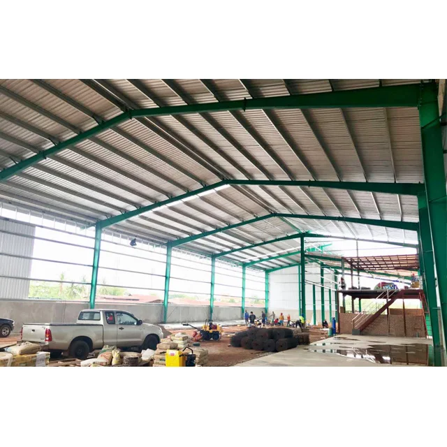 construction build design Industrial read iron steel metal H beam structure warehouse prefabricated aircraft hangar storage shed
