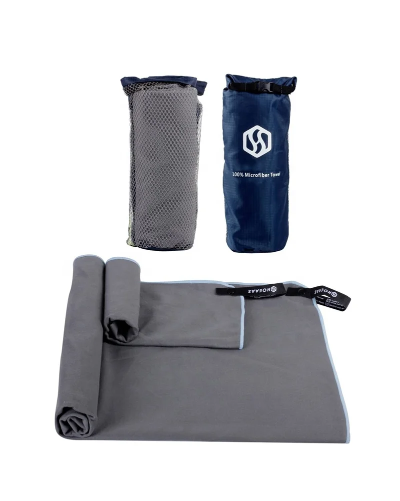 
Мягкое легкое быстросохнущее полотенце из микрофибры для спортзала и рук Oeko tex 100 