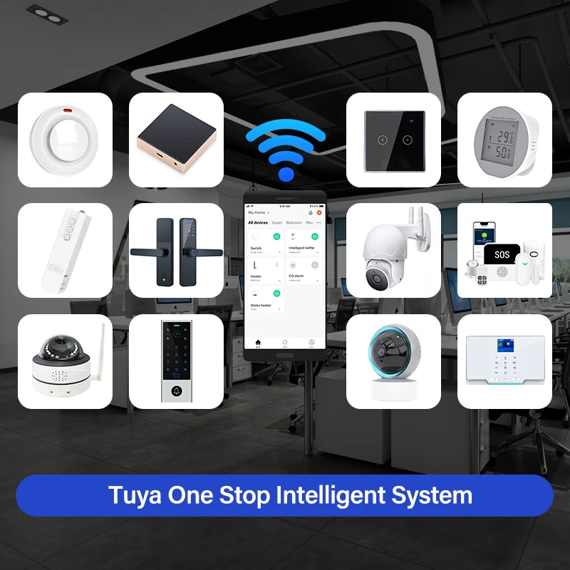 Deluxe office intelligent security access control solution Wireless APP control office intelligent control system OEM