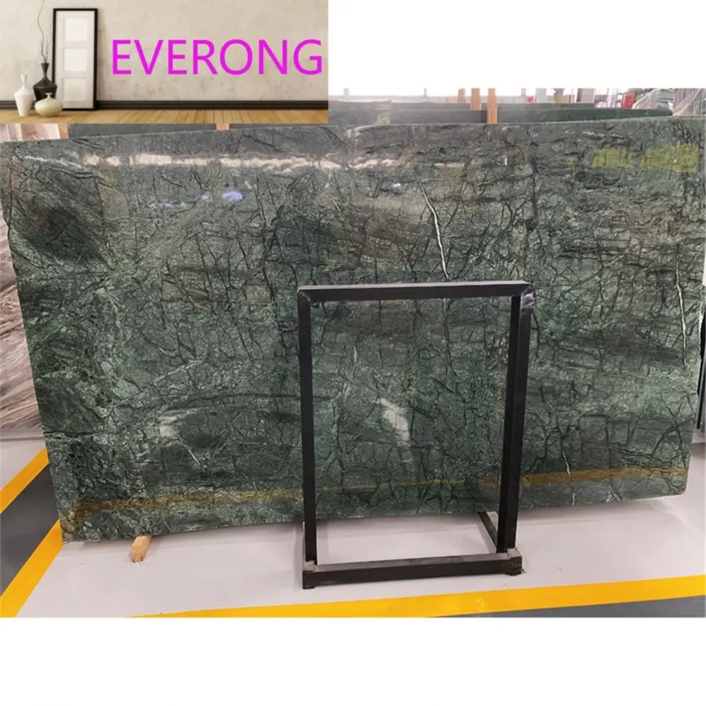 High Quality India Green Verde Marble Stone Slab Tiles for Wall Best Green Marble Stone