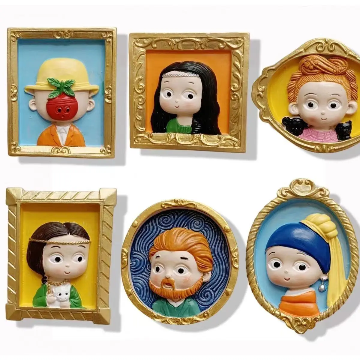 Hot Selling DIY Cartoon Graffiti Paint Plaster Doll 3D White Embryo Painted Gypsum Doll Toy