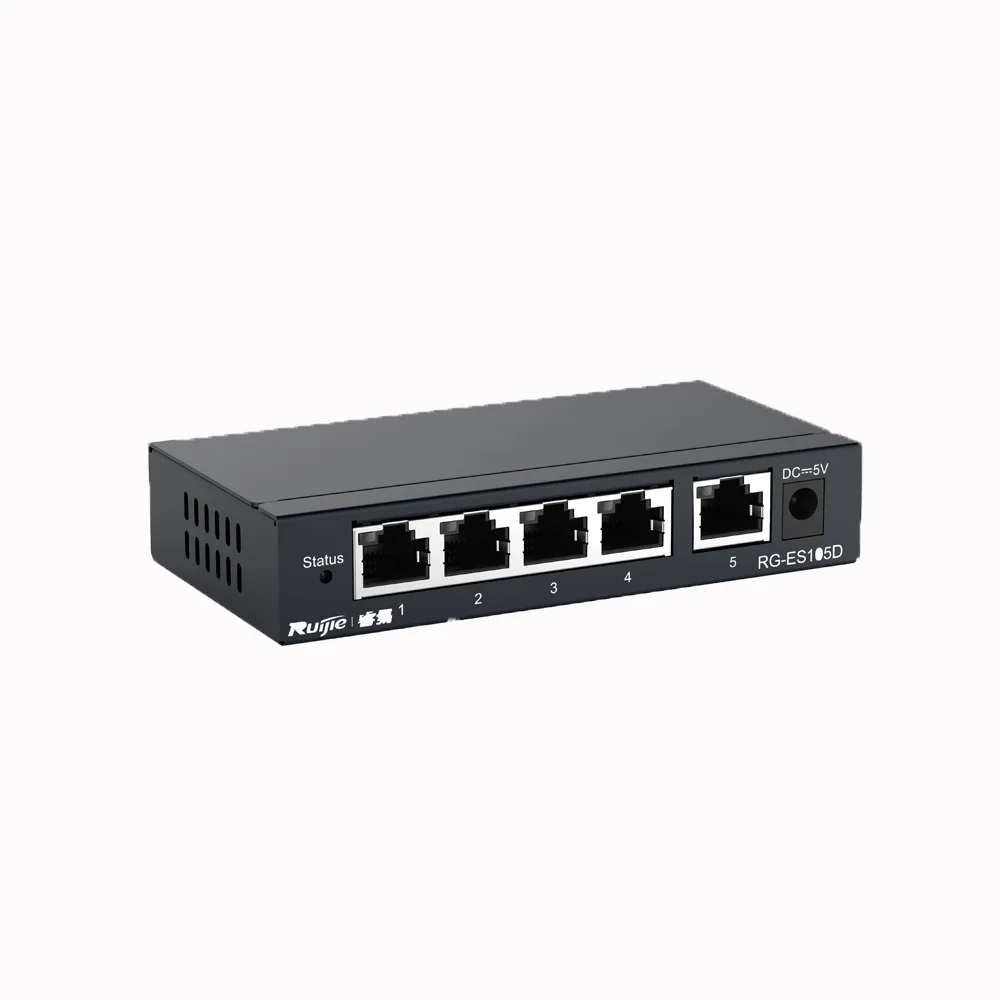 Ruijie new type 5 ports 100Mbps Network Ethernet Switch for IP Camera CCTV Camera Security Camera