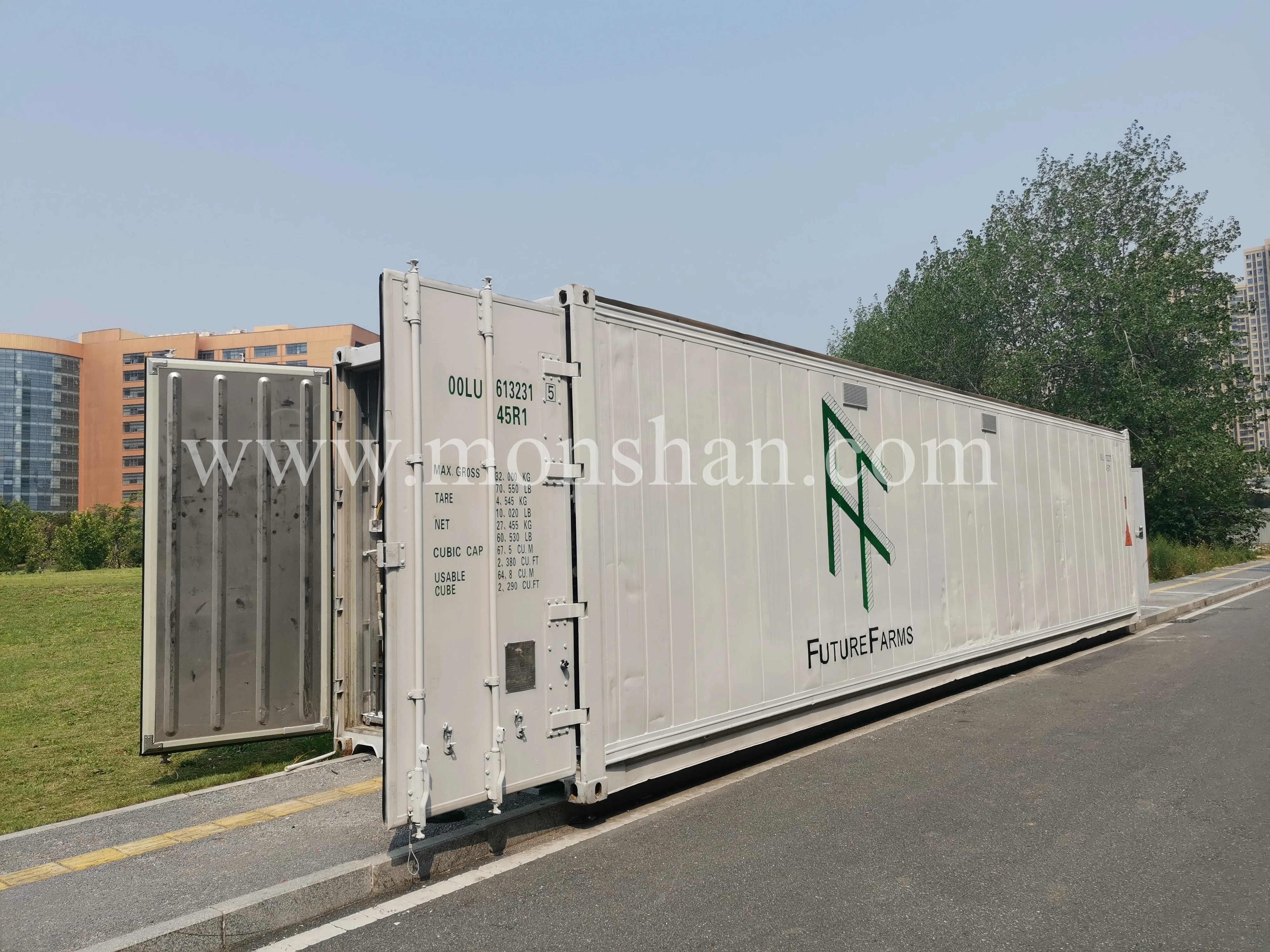 Shipping Container Plant Factory For Hydroponic Microgreen Farm