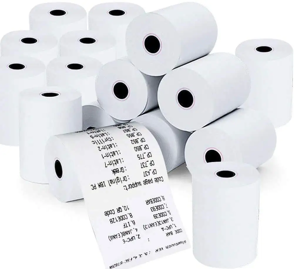 3 1/8 x 230 80 x 80mm pos paper cash register thermal paper rolls thermal receipt paper