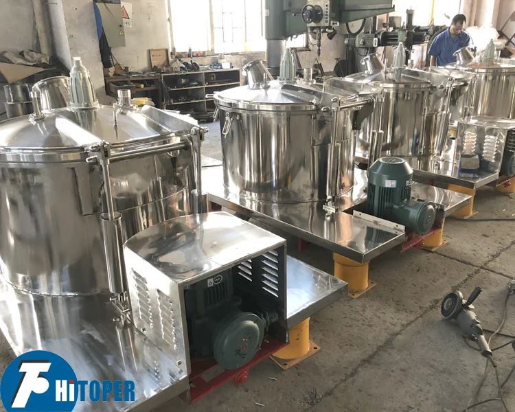 Plant separation equipment of high capacity re hemp filter centrifuge