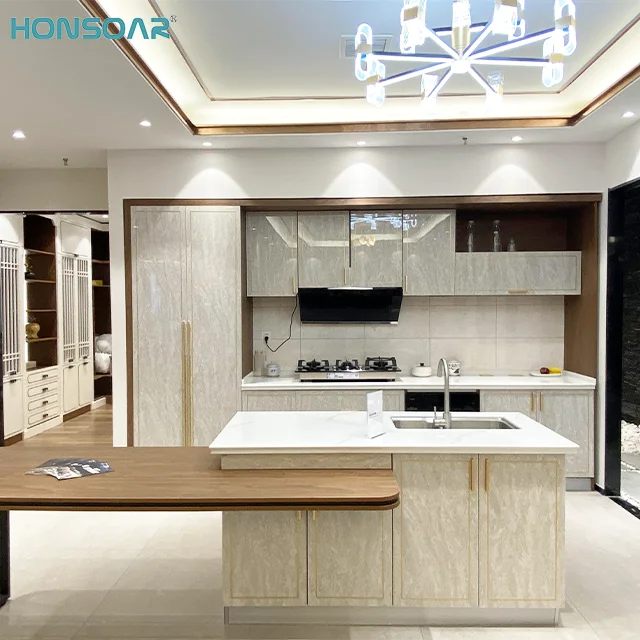 Island Kitchen Cabinets Hot Sell High Quality Cabinet double sided kitchen cabinets