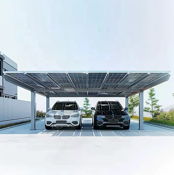 Aluminum Profile Solar Car Parking Solar Carport Canopy Solar Carpark
