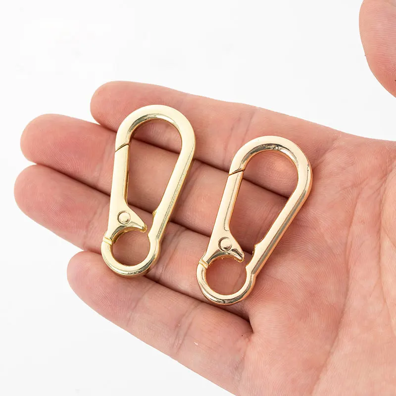 Factory Wholesale Spring Snap Carabiner Multifunctional Stainless Steel Carabiner with Clip Carabiner Keychain