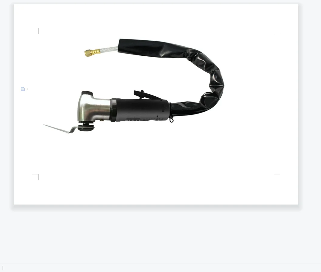 Hardware tool,for soft cutting of carton foam, pneumatic swing cutter