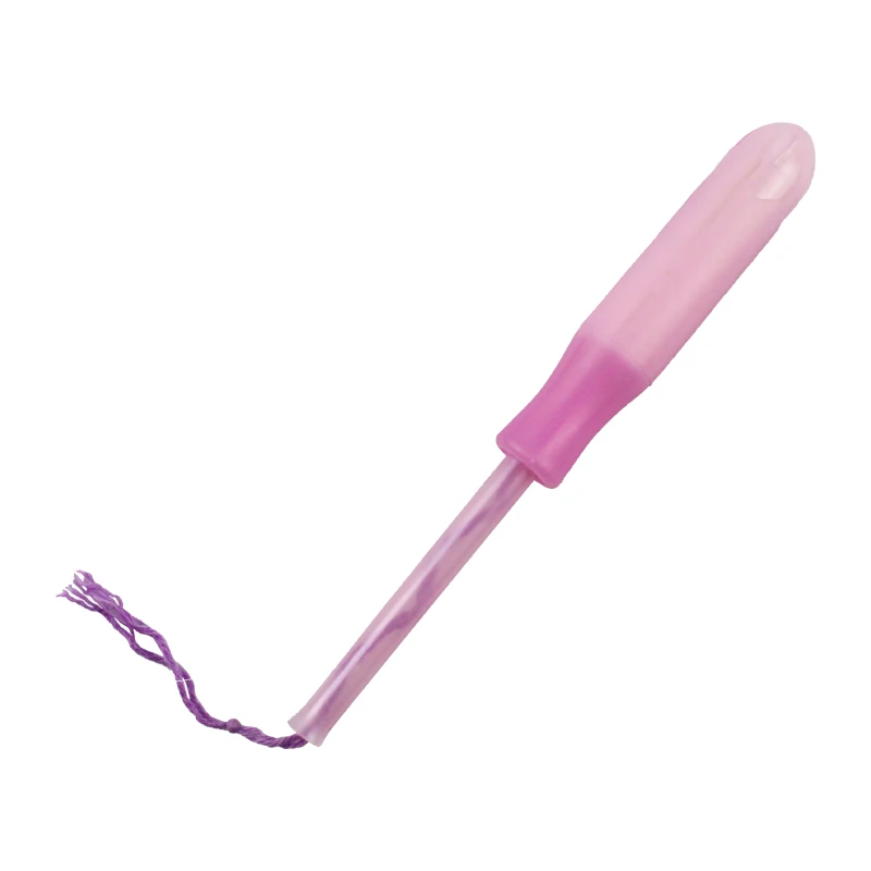 Wholesale Organic Cotton Digital Tampons Hygienic Biodegradable Women Organic Cotton Applicator Tampon