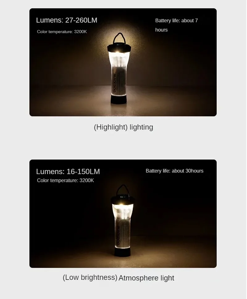 Wholesale Multi-Functional USB Charging Light Outdoor Camping Lamp Rechargeable Waterproof Warm Light Camping Lamp For Hiking