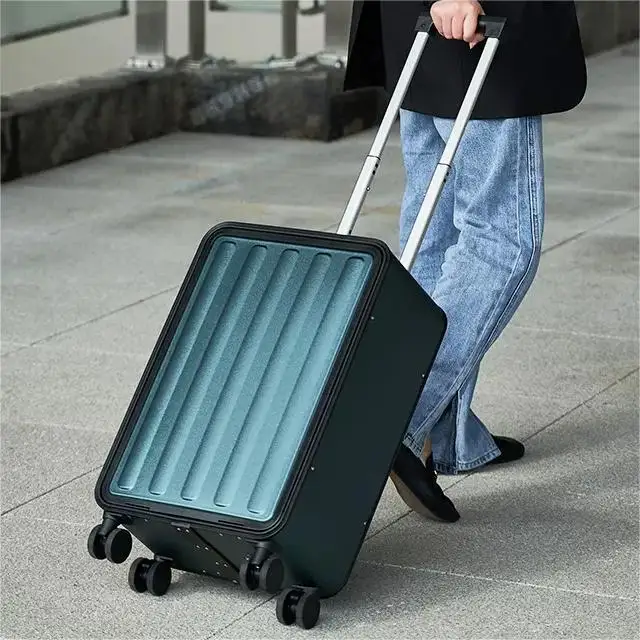 Korea Travel Bag Suitcase Luggage Case New design travel aluminium trolley aluminum luggage suitcase China luggage metal frame