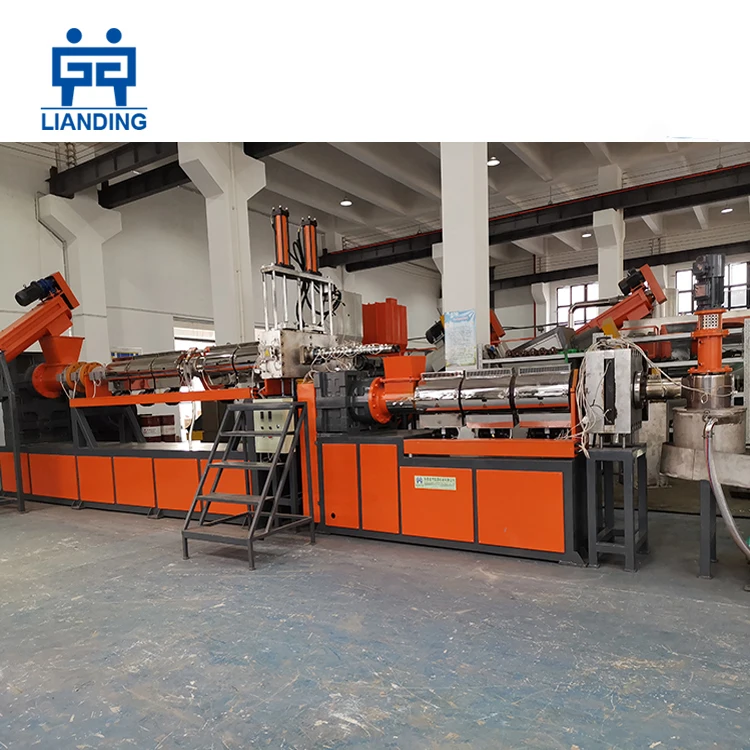 PP PE Film Bag Plastic Recycling Granulator Machine Plastic Pellet Making Machine