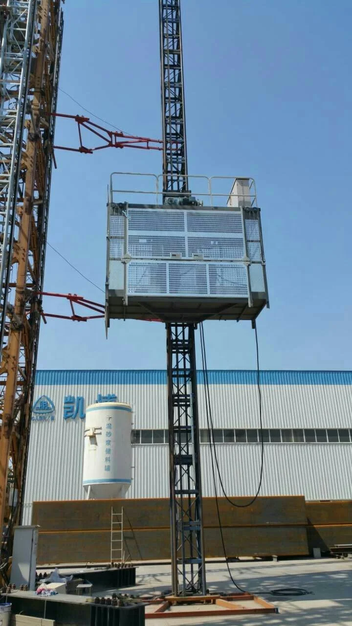 Building hoist construction lifting machine compact construction elevator with CE and EAC certificate China manufacturer