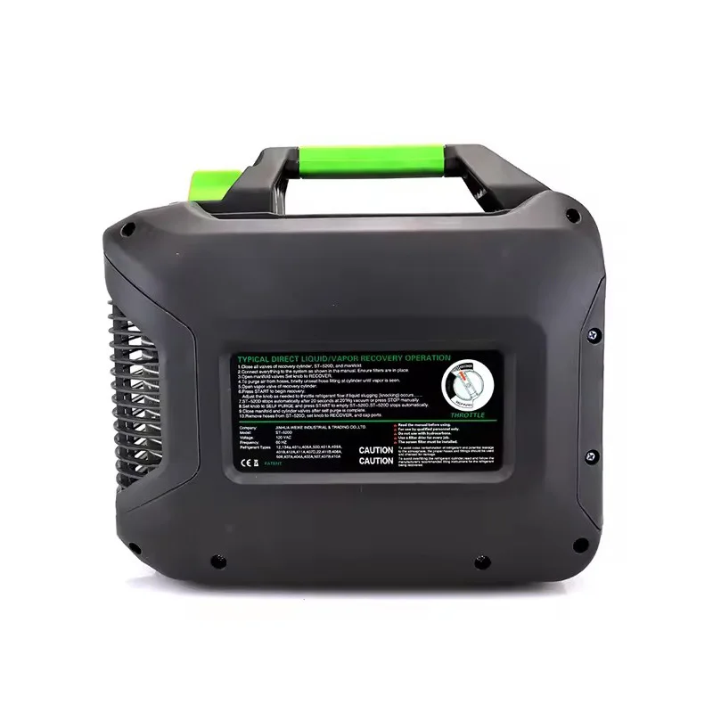ST-520D HVAC Super Start Refrigeration Tool Digital Display Portable Refrigerant Recovery Machine
