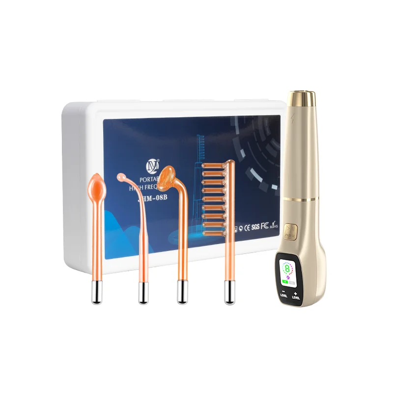 New Gold 4 in 1 high frequency wand/ high frequency wand argon/ high frequency facial machine