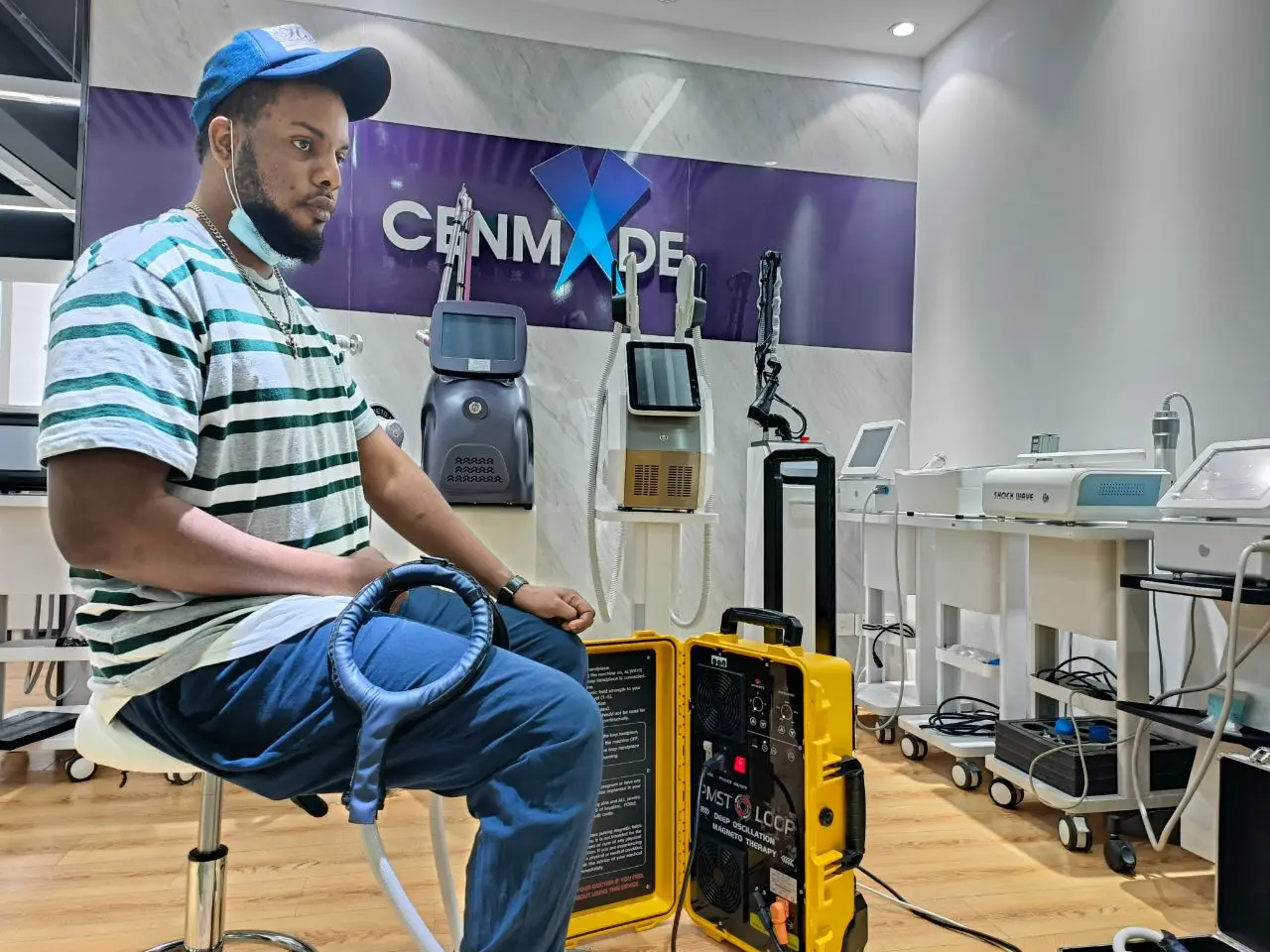 Cenmade Professional PEMF PMST Loop Physiotherapy Machine Body Pain Relief Scraping Apparatus